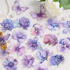 Doraking 60 Pieces Glitter Shiny Flower Stickers by wearecuuuuute