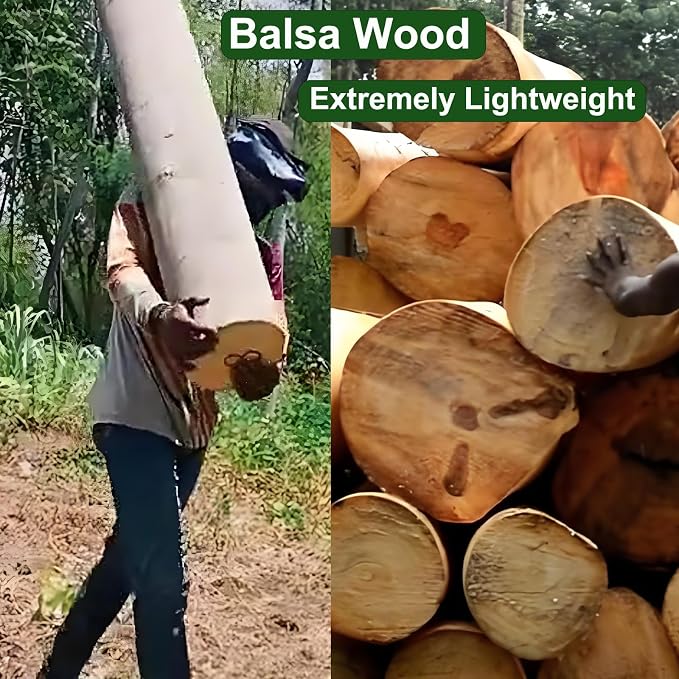 Balsa Wood Sticks, Square Wooden Dowel Rods, Balsa Wood Strips - Image 5