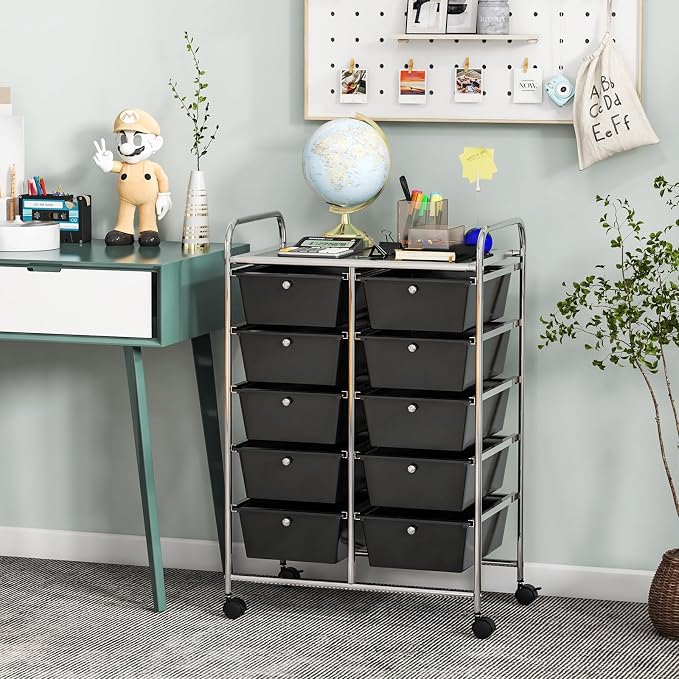 BECOMFORT 10-Drawer Rolling Cart - Image 2