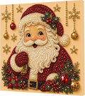 POETRYDRAW Christmas Decor Santa Portrait Pearl Art Kit by POETRYDRAW