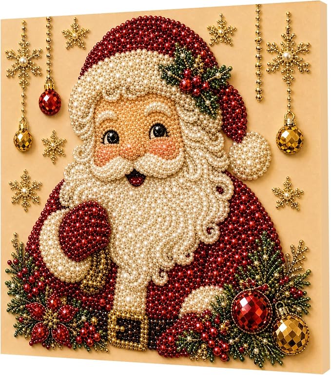 POETRYDRAW Christmas Decor Tree Garland Pearl Art Kit - Image 5