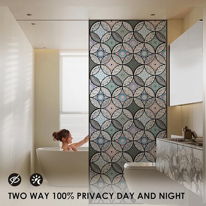 DKTIE Static Cling Decorative Window Film - Image 2