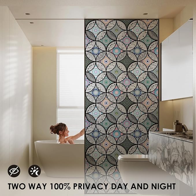 DKTIE Static Cling Decorative Window Film - Image 2