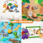 CiyvoLyeen Dinosaur Sewing Craft Kit DIY Kids Craft and Sew Set - Image 2