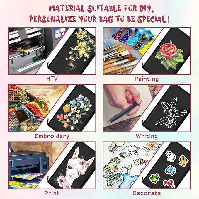 Legigo Blank Canvas Bag Zipper Pouch Makeup Bags Bulk - Image 4