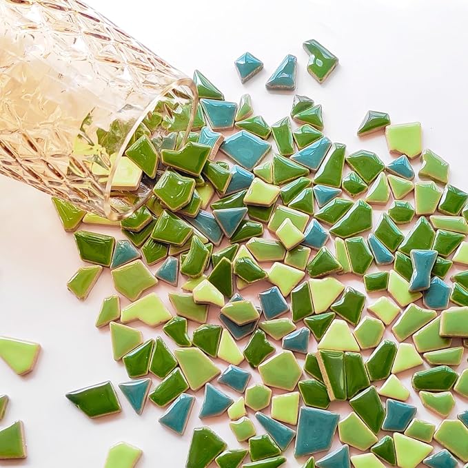 Irregular Ceramic Mosaic Tiles for Crafts, Mosaic Pieces for Crafts, Mosaic - Image 4
