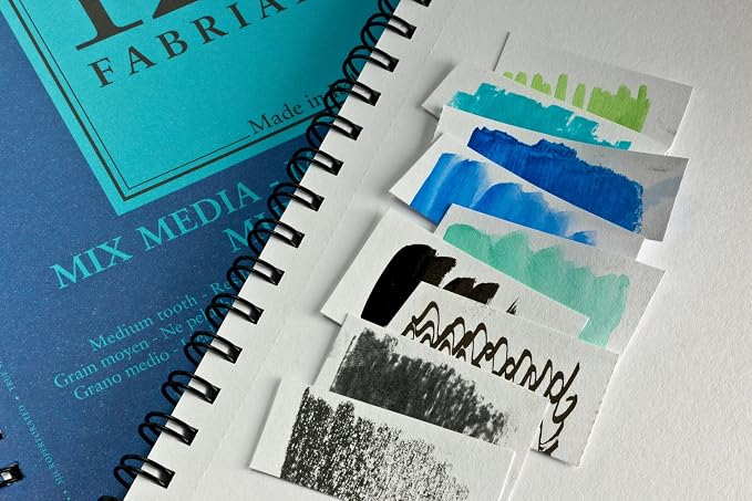 Fabriano 1264 Mixed Media Pad, Spiral Bound, 110 lb. - Image 3