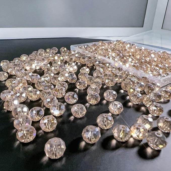 500Pcs 6mm Crystal Glass Beads for Jewelry Making Beads for Bracelets Necklace - Image 7