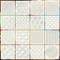 Texture Stencils for Crafts Reusable 16Pcs Stencils | DIY Art Painting Stencil by Unknown