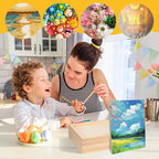 FSWCCK 5 Pack 9 x 12 inch Wood Panel Boards, Unfinished Wood Canvas Panels - Image 7