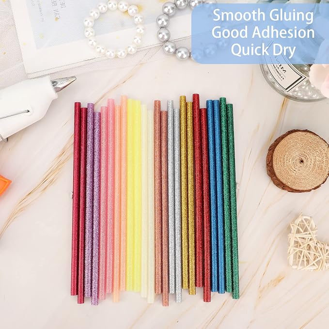 Manarty Colored Hot Glue Sticks, Glue Sticks - Image 4
