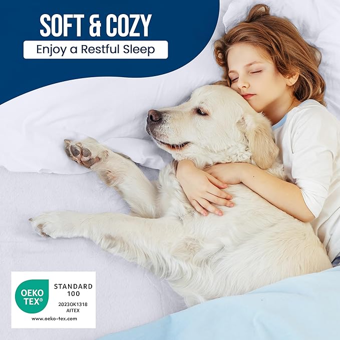 Queen Size Mattress Protector Waterproof 14 Pack, Premium 200 GSM Terry - Image 5
