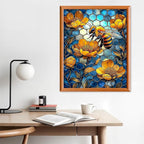 Lxmsja Bee Stained Glass Paint by Numbers Kit - Image 3