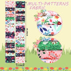 Hosuly 40 Pcs Vintage Floral Jelly Fabric - Image 2