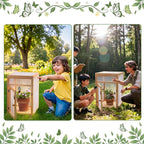 Bucherry Wooden Butterfly Habitat Cage Kit Monarch Caterpillar Enclosure - Image 5