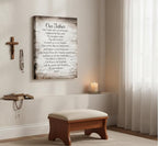 YOXORDQ Our Father Prayer Canvas Wall Art-Canvas Wrapping 16x24in | Christian - Image 5