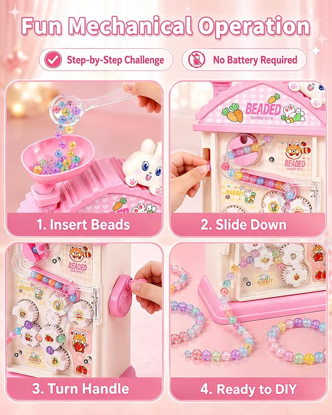 STACTCUTE 820Pcs Beads Bracelet Maker Machine - Image 4