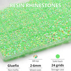 31000Pcs Lime Green Rhinestones - Image 3