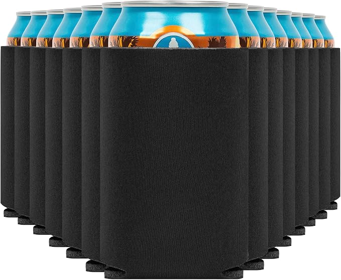 Blank Beer Can Cooler Sleeves Soft Insulated Beer Can Coolies by CURRENT+CO.