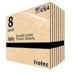 Trotec TroLase | 12"x12"x1/16", Guillotine | Made in USA by TrotecEngravingSupplies