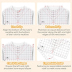 HTVRONT Tshirt Ruler Guide for Heat Press, Vinyl Alignment, Center Design | For - Image 2