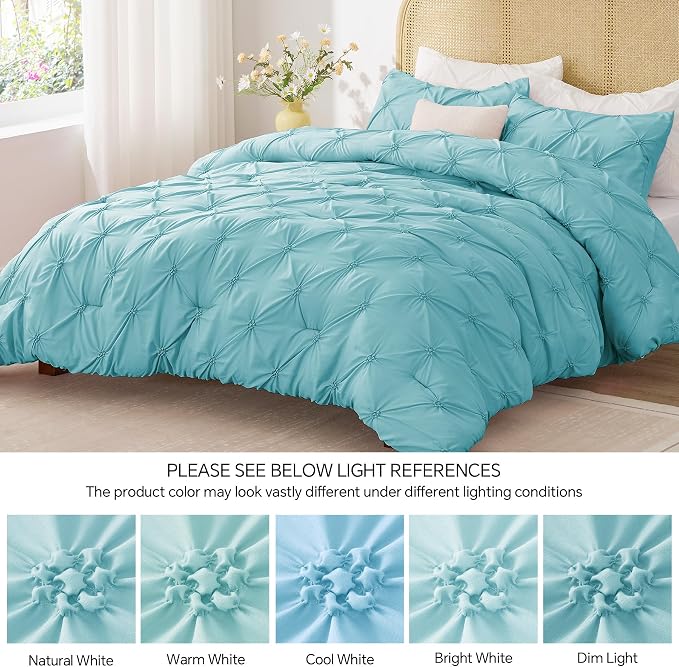 BEDELITE Macaron Blue Twin Comforter Set - Image 7