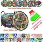 Axquilon 8 Pcs Books Diamond Art Coasters Kit - Image 2