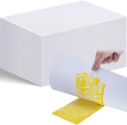 Pushglossy 60 Pcs Foam Printing Plates White Foam Sheets Craft Foam Sheet White by Pushglossy