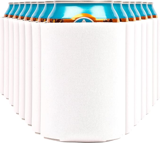 Blank Beer Can Cooler Sleeves Soft Insulated Beer Can Coolies by CURRENT+CO.