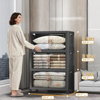 UAMFURI Stackable Storage Bins, 1050QT Collapsible Drawers - Image 2