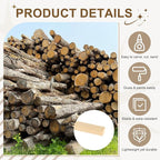 MECCANIXITY 6Pcs Basswood Sticks, 3/16" x 3/16" x 10" Square Wooden Dowel Rods - Image 3