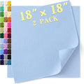 Felt Fabric Sheet 18 x 18 Inch, 1.6mm Thick | Soft and Flexible Nonwoven by MIGLORIA