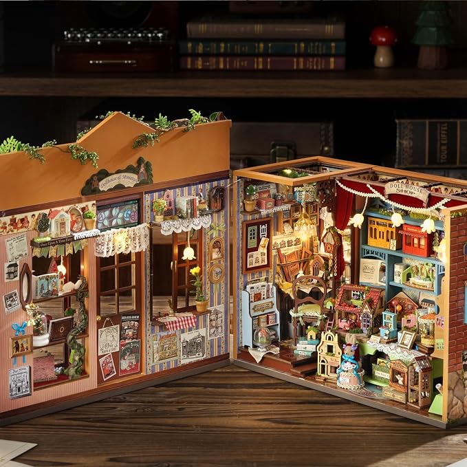 DIY Miniature Dollhouse Kit, 1:24 Scale Wooden 3D Puzzle Model Building Set - Image 3