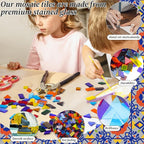 2400 Pcs Mosaic Tiles, Glass Mosaic Tiles - Image 6