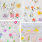 Kaluofan Dried Flower Bookmarks Kit, Handmade Transparent Beautiful Flower Page - Image 6