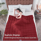 yescool Weighted Blanket for Adults Cooling Heavy Blanket for Sleeping Perfect - Image 2