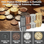 Metal Coin Set with Leather Organizer - Image 5