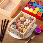 Thyle 18 Pcs Unfinished Wood Display Boxes - Image 5