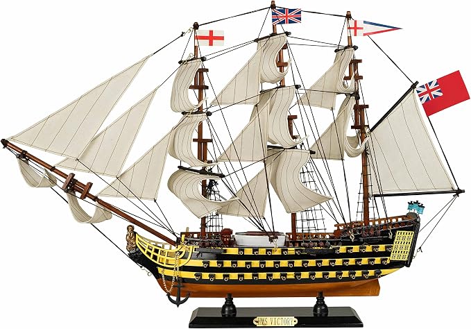 SAILINGSTORY Wooden Model Ship HMS Victory 1/110 Scale Replica | Handcraft by HOMEDECORSAILINGSTORY