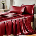 CozyLux Satin Sheets Twin Sheet Set by CozyLux