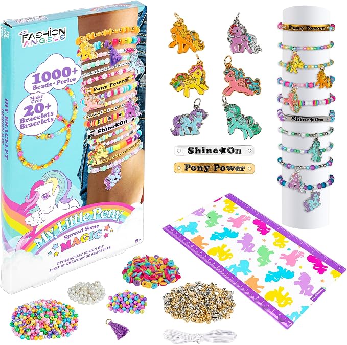 Fashion Angels My Little Pony DIY Bracelet Design Kit | Includes 1, 000+ Beads by FashionAngels