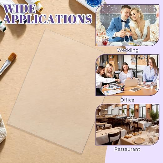 TKOnline 7 PCS Plexiglass Sheets, Invitations, Poster Frames Plastic Board - Image 7