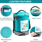 MYBAGZING Expandable Yarn Storage Organizer, Crochet Bag & Yarn Tote - Image 2
