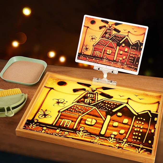AtMini Sand Painting Light Box Light Table by LearningThroughPlay