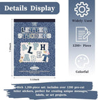 Letter Stickers Book, 40 Sheets - Image 5