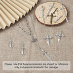 Craftdady Tibetan Style Antique Silver Alloy Pendants Cute Metal Dangle Charms - Image 6