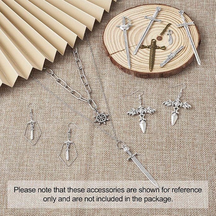 Craftdady Tibetan Style Antique Silver Alloy Pendants Cute Metal Dangle Charms - Image 6