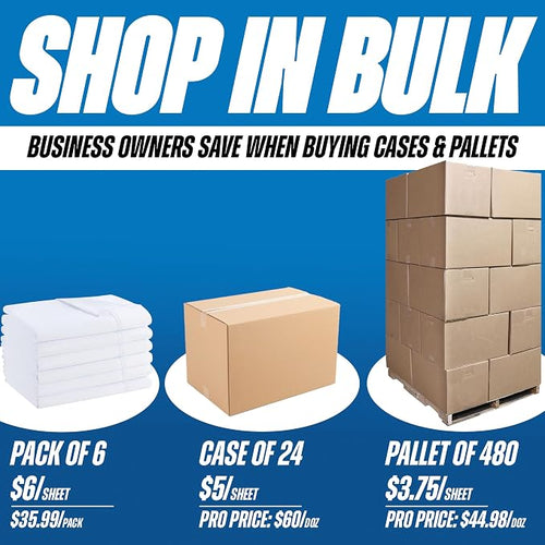 Arkwright Bulk Twin Flat Sheets - Image 2