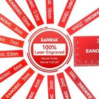 EANOSIC Metric Setup Blocks Height Gauge Set, Bars Include Laser Engraved Size - Image 8