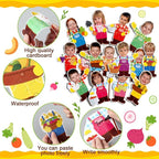 Gersoniel 72 Pcs Kid Farm Classroom Decor Farm Animal Bulletin Board Cutout | - Image 5